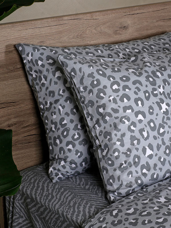 Σετ Σεντόνια Cotton Feelings 2044 Grey Μονό με λάστιχο(105x205+30) από την εταιρεία Sunshine Home