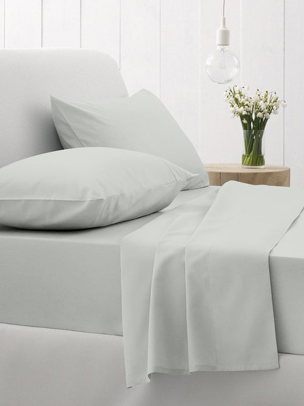 Σετ Σεντόνια Cotton Feelings 106 Light Grey Μονό (165x270) από την εταιρεία Sunshine Home