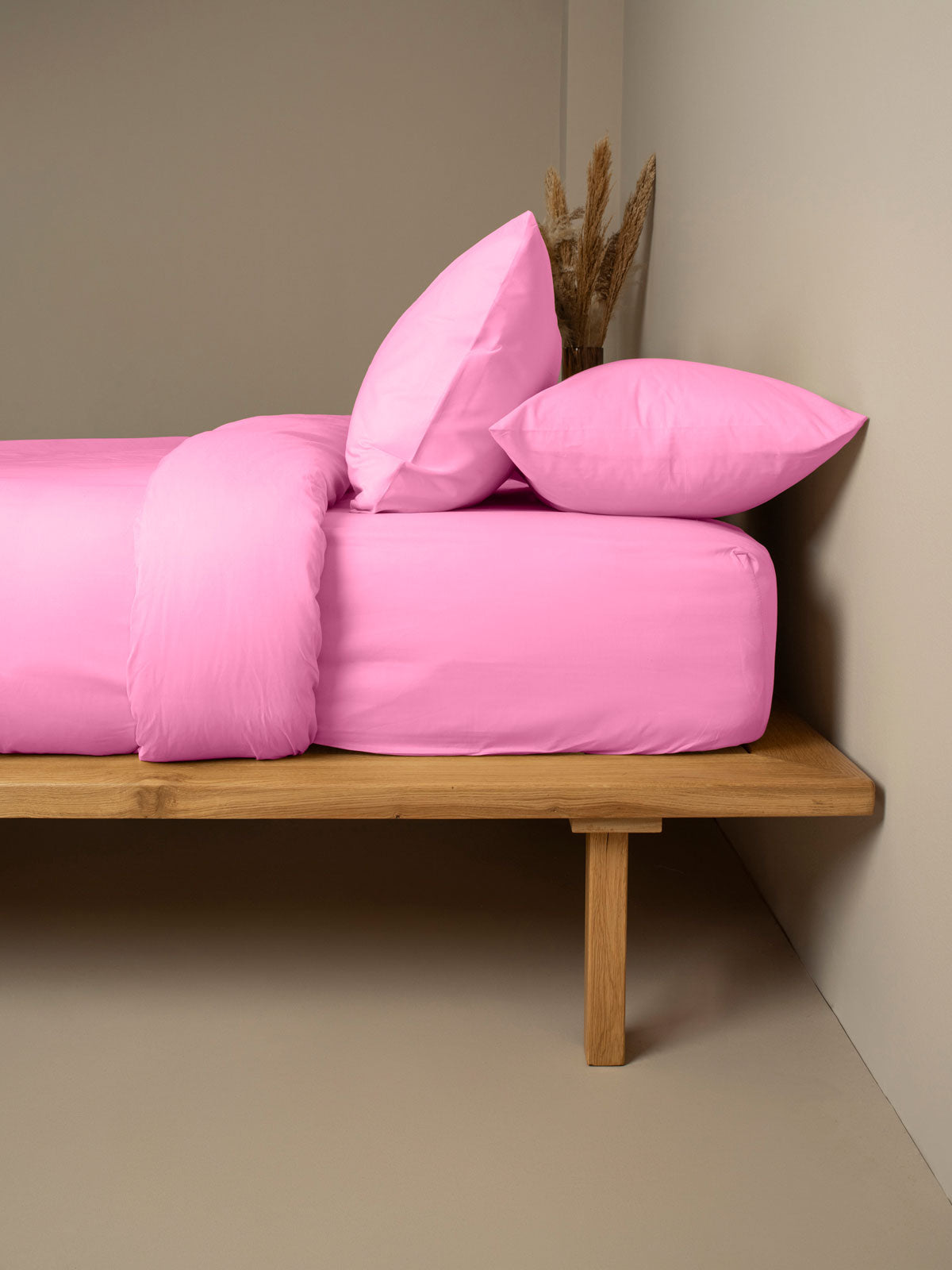 Σετ Σεντόνια Cotton Feelings 112 Fuchsia Μονό με λάστιχο(105x205+30) από την εταιρεία Sunshine Home