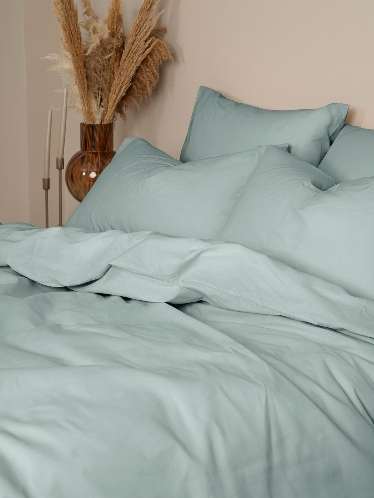 Σετ Σεντόνια Cotton Feelings 105 Aqua Υπέρδιπλο με λάστιχο (170x205+30) από την εταιρεία Sunshine Home
