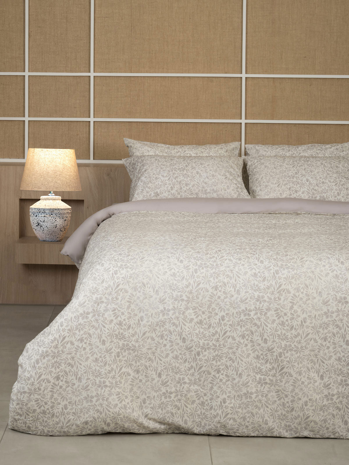 Σετ Σεντόνια Cotton Feelings 2070 Beige Υπέρδιπλο με λάστιχο (170x205+30) από την εταιρεία Sunshine Home
