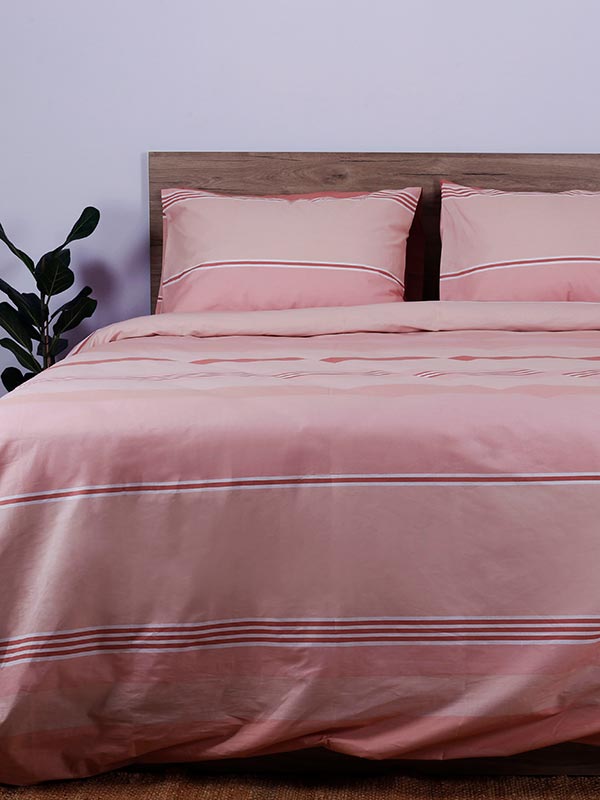 Σετ Σεντόνια Cotton Feelings 2034 Pink King Size (260x270) από την εταιρεία Sunshine Home