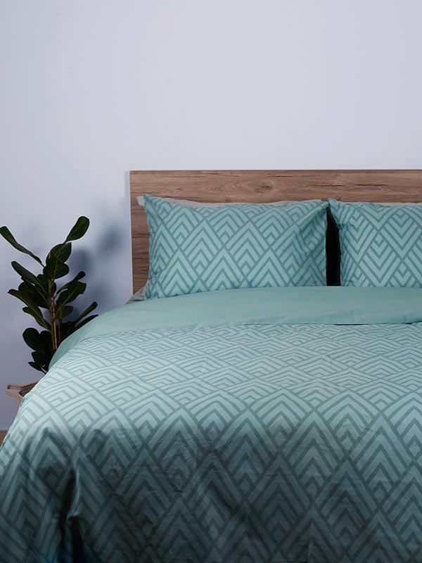 Σετ Σεντόνια Cotton Feelings 2036 Aqua King Size (260x270) από την εταιρεία Sunshine Home