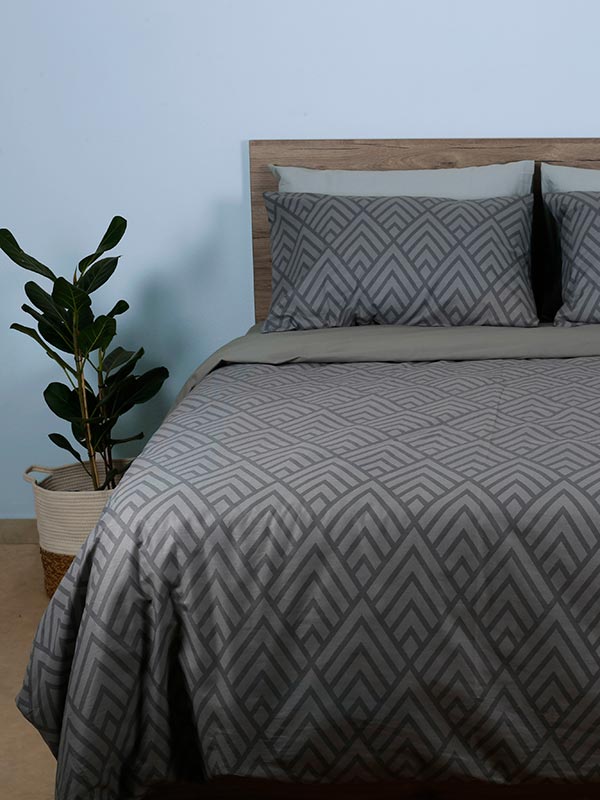 Σετ Σεντόνια Cotton Feelings 2036 Grey King Size (260x270) από την εταιρεία Sunshine Home