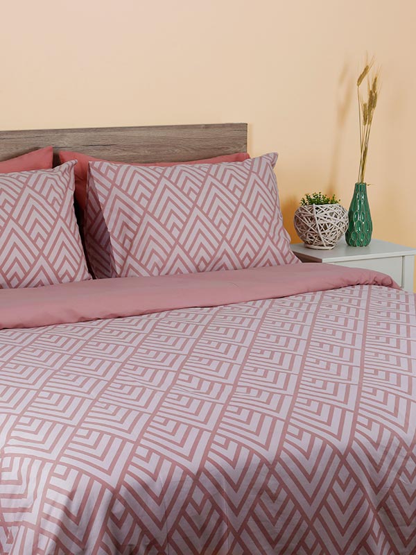 Σετ Σεντόνια Cotton Feelings 2036 Pink King Size (260x270) από την εταιρεία Sunshine Home