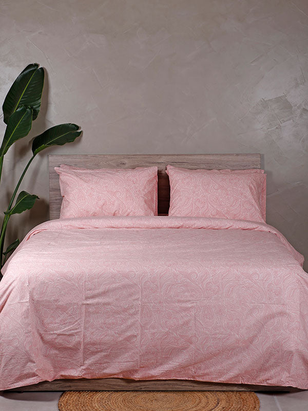 Σετ Σεντόνια Cotton Feelings 2040 Pink King Size (260x270) από την εταιρεία Sunshine Home