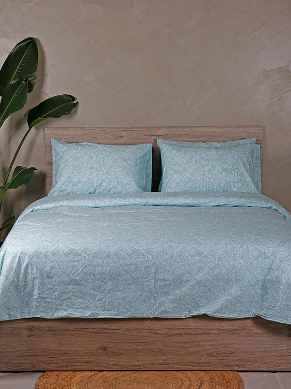 Σετ Σεντόνια Cotton Feelings 2040 Aqua King Size (260x270) από την εταιρεία Sunshine Home