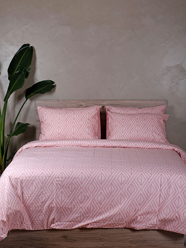 Σετ Σεντόνια Cotton Feelings 2042 Pink King Size (260x270) από την εταιρεία Sunshine Home