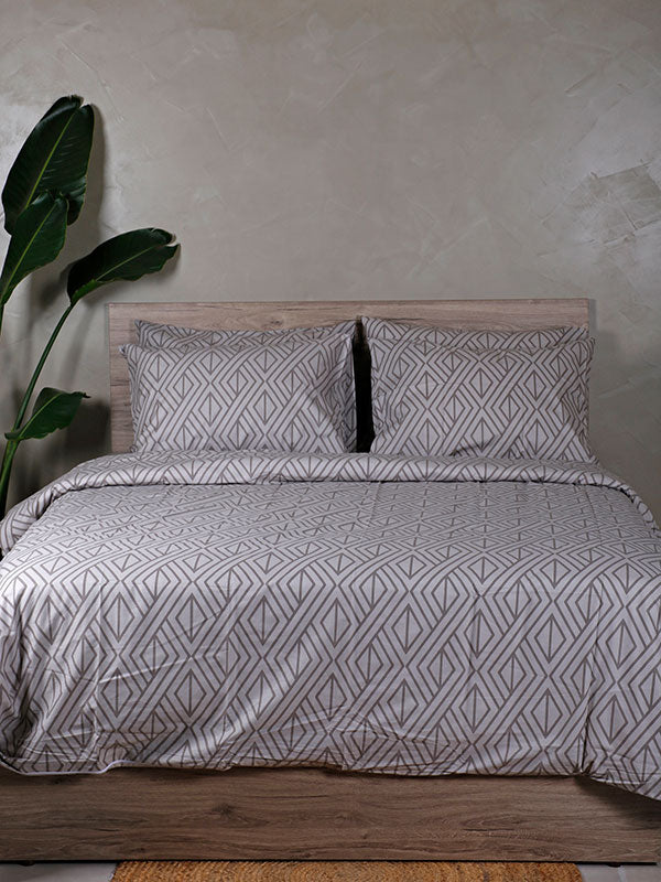 Σετ Σεντόνια Cotton Feelings 2042 Grey King Size (260x270) από την εταιρεία Sunshine Home