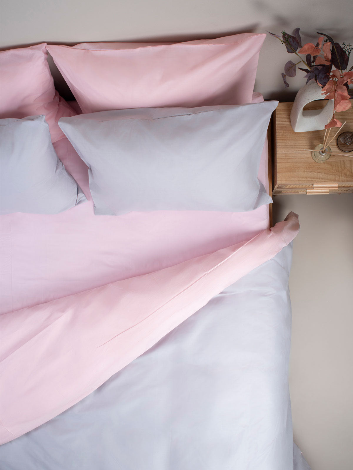 Σετ Σεντόνια Menta 205 Grey-Pink από την εταιρεία Sunshine Home