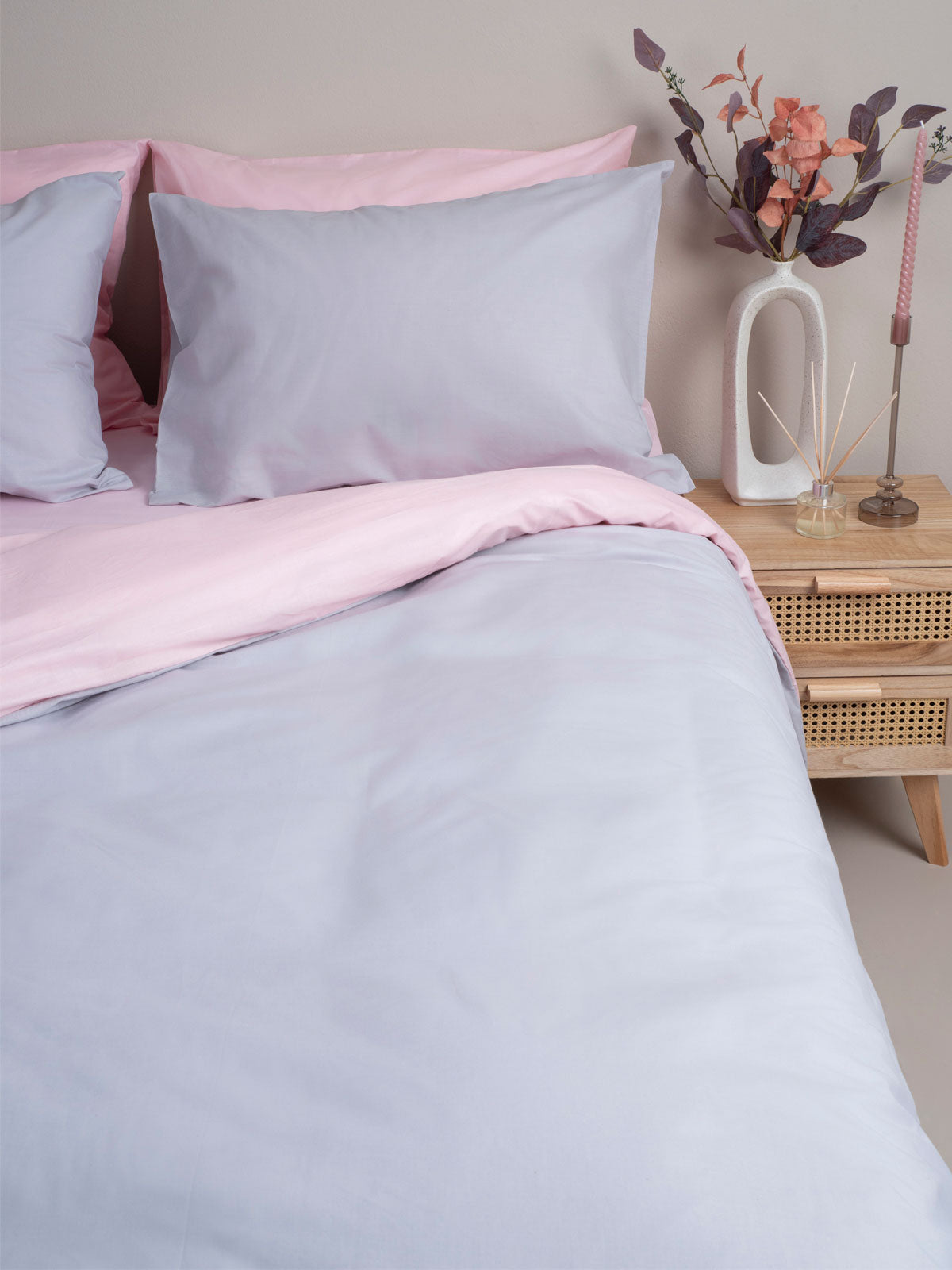 Σετ Σεντόνια Menta 205 Grey-Pink από την εταιρεία Sunshine Home