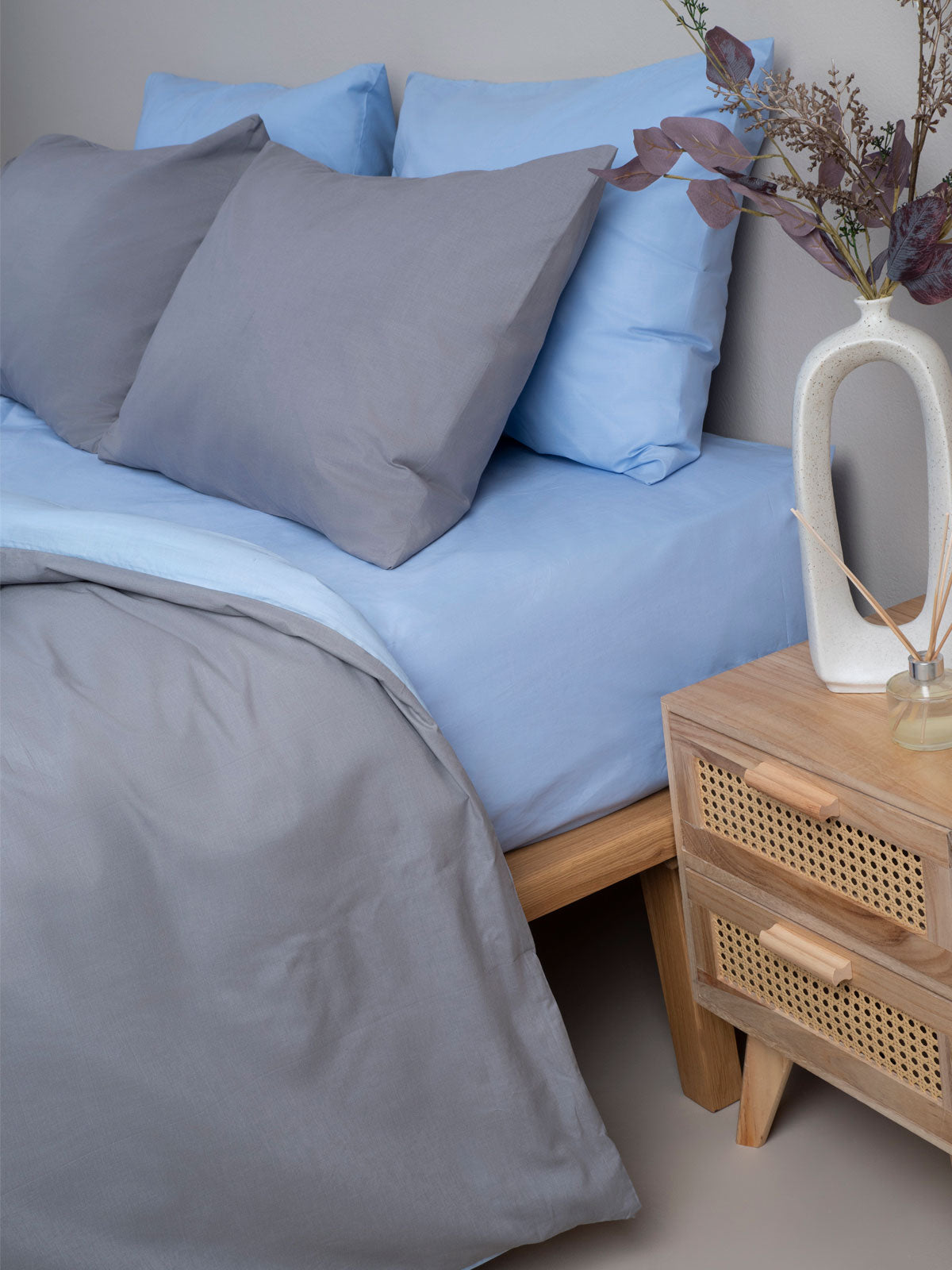 Σετ Σεντόνια Menta 207 Grey-Blue από την εταιρεία Sunshine Home