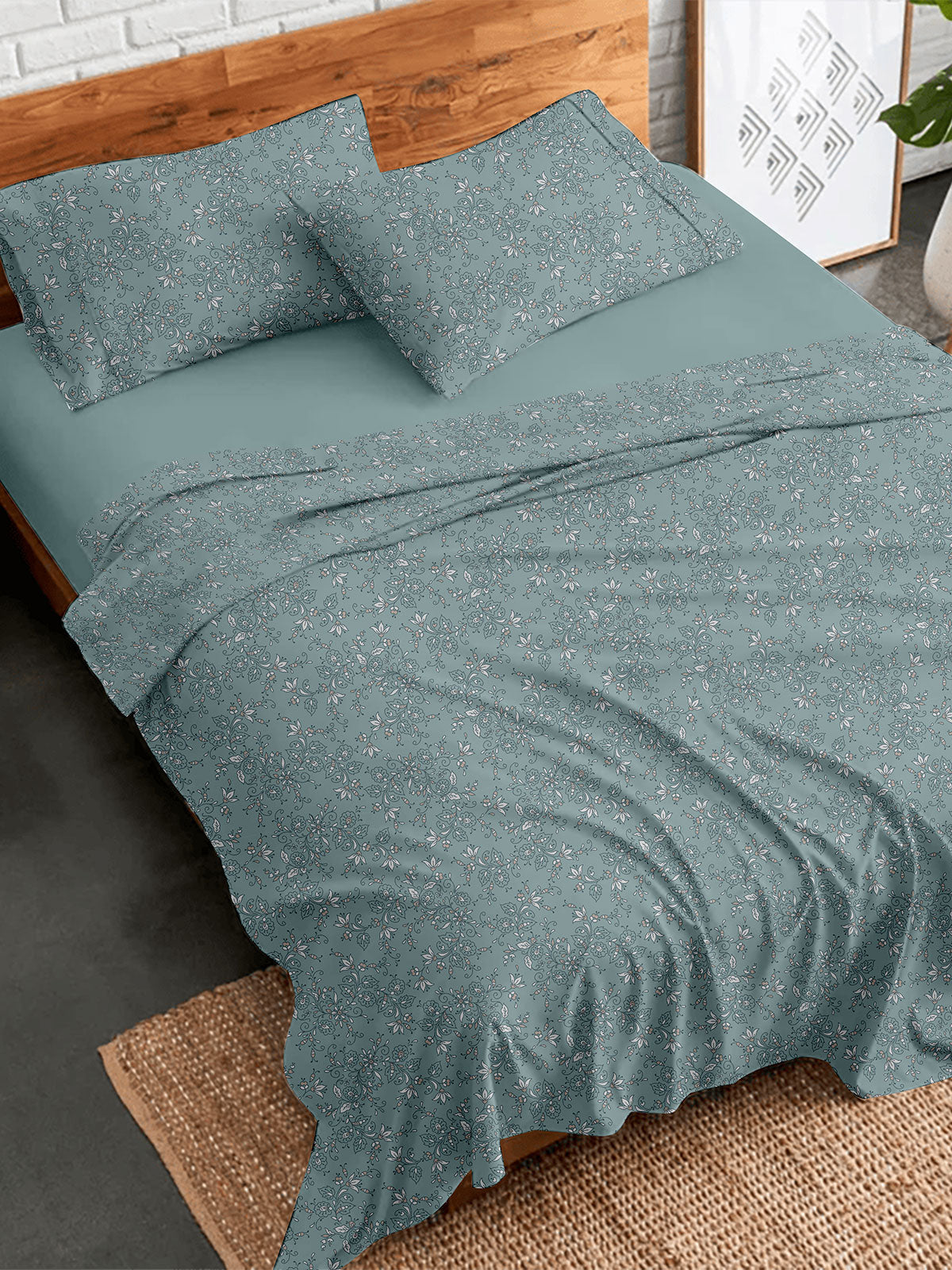 Σετ Σεντόνια Flannel 928 Aqua Διπλό (200x260) από την εταιρεία Sunshine Home