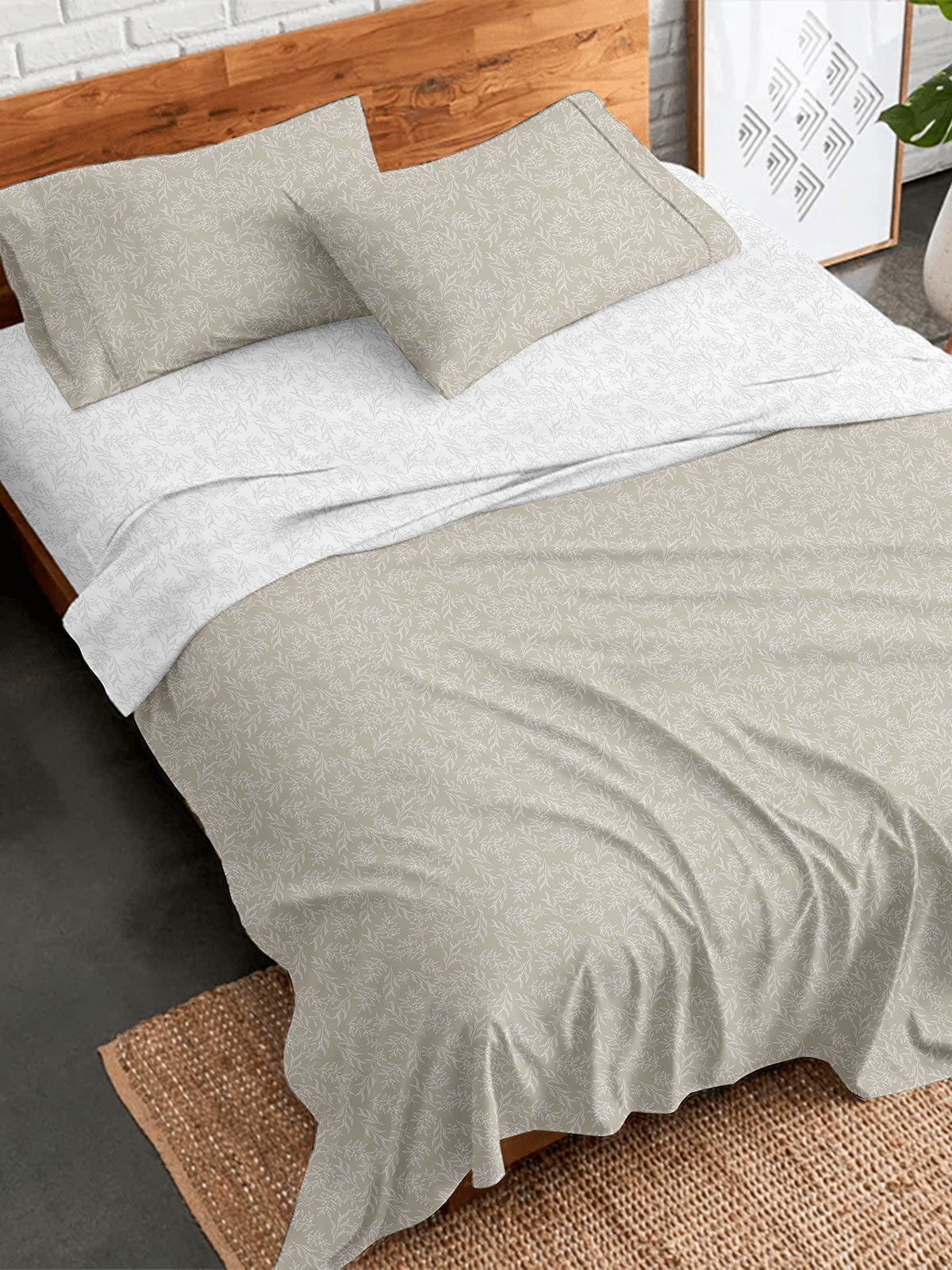 Σετ Σεντόνια Flannel 2052 Beige Διπλό (200x260) από την εταιρεία Sunshine Home