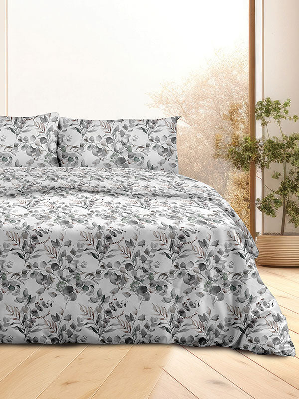 Σετ Σεντόνια Flannel 932 Grey Μονό με λάστιχο(105x205+30) από την εταιρεία Sunshine Home