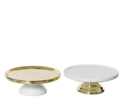 ΠΟΡΣΕΛΑΝΙΝΗ ΤΑΡΤΙΕΡΑ 11 x 7 cm ΧΡΥΣΟ – ΛΕΥΚΟ