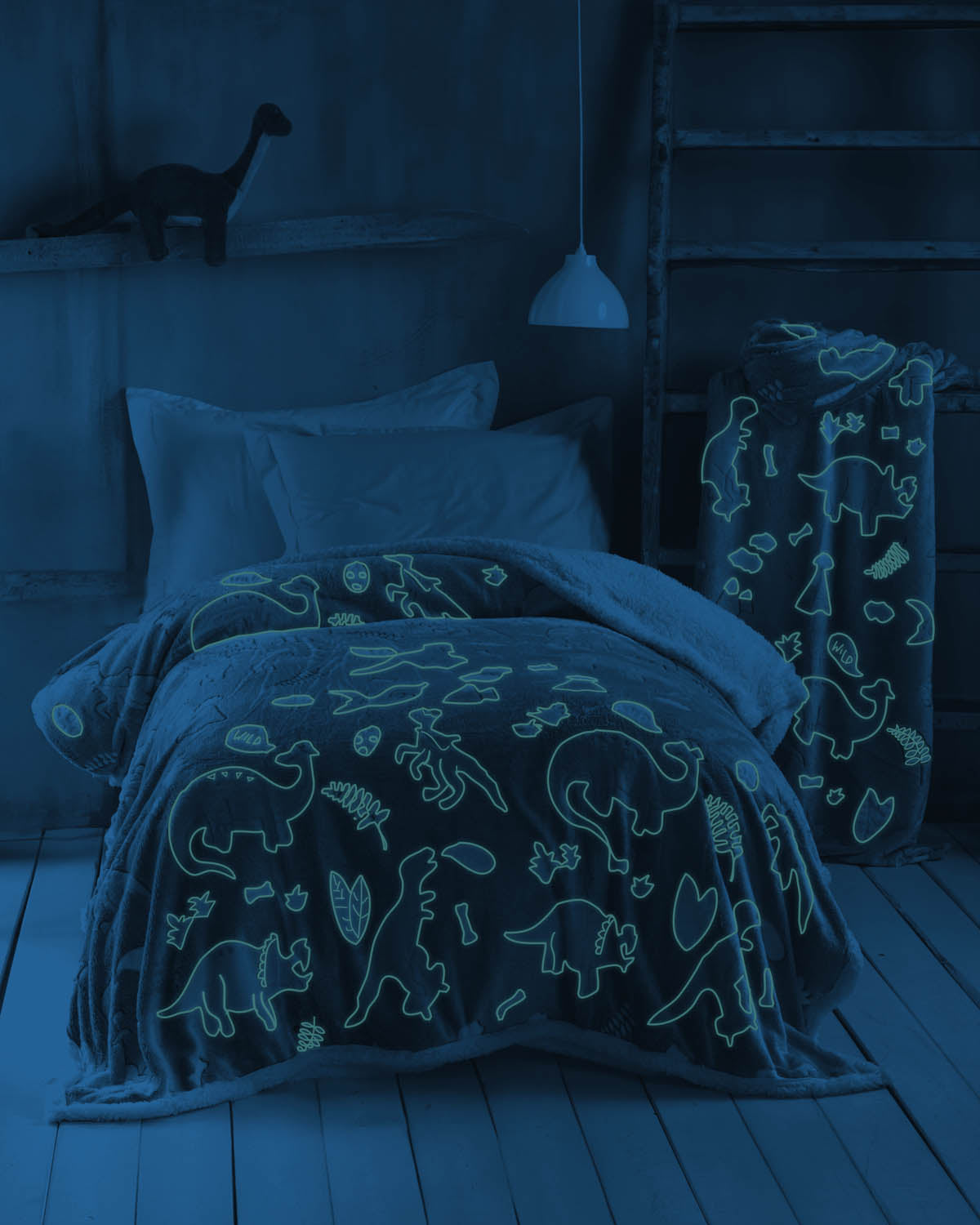 DINOLAND - Κουβερτοπάπλωμα ΚΟΥΝΙΑΣ LUMINUS (flannel fleece) από την εταιρεία Rythmos Home