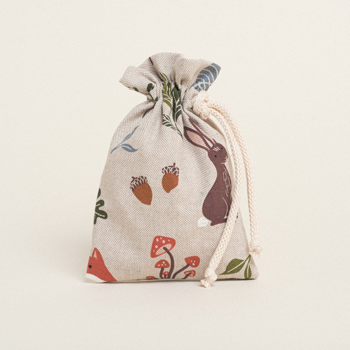 ΠΟΥΓΚΙ ΜΕ ΚΟΡΔΟΝΙ 12 x 17 cm FOREST WOOD ANIMALS