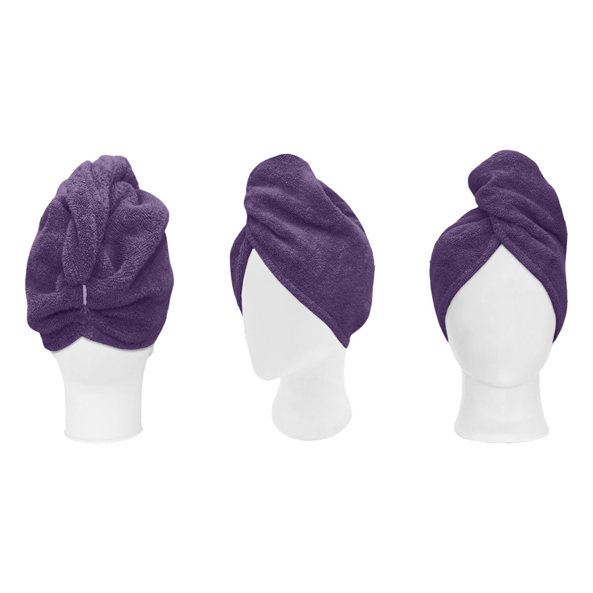 Πετσέτα μαλλιών Turban Art 3408 Μωβ Beauty Home από την εταιρεία Beauty Home