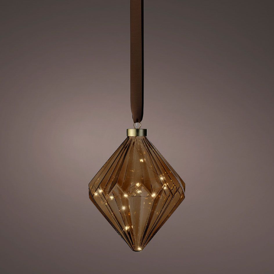 ΦΑΝΑΡΙ ΕΣΩΤΕΡΙΚΟΥ ΧΩΡΟΥ ΔΙΑΜΑΝΤΙ 16 CM ΜΕ LED (800445)