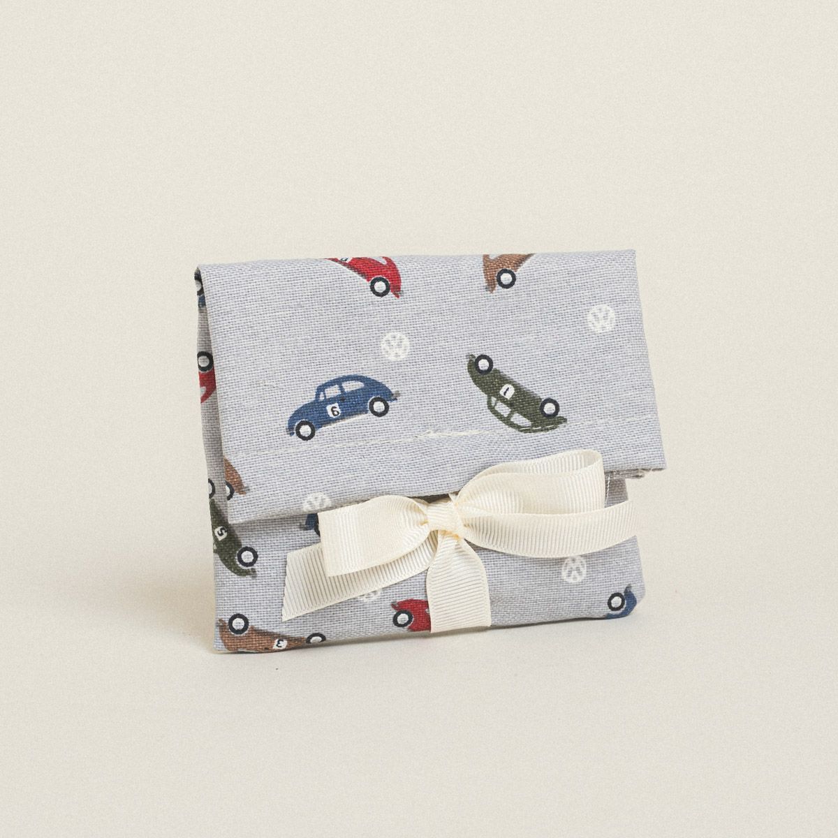 ΠΟΥΓΚΙ ΜΕ ΚΟΡΔΕΛΑ 12 x 17 cm ΜΙΝΙ ΑΥΤΟΚΙΝΗΤΑΚΙΑ ΓΚΡΙ