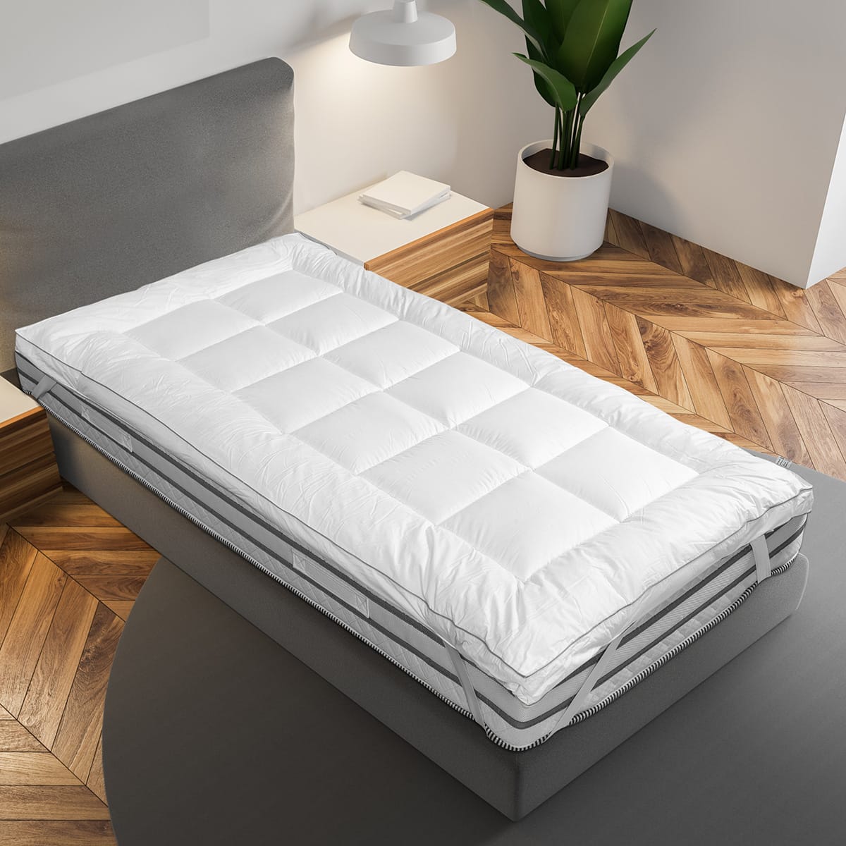 Ανώστρωμα Booster Art 4050 140x200 Λευκό από την εταιρεία Beauty Home