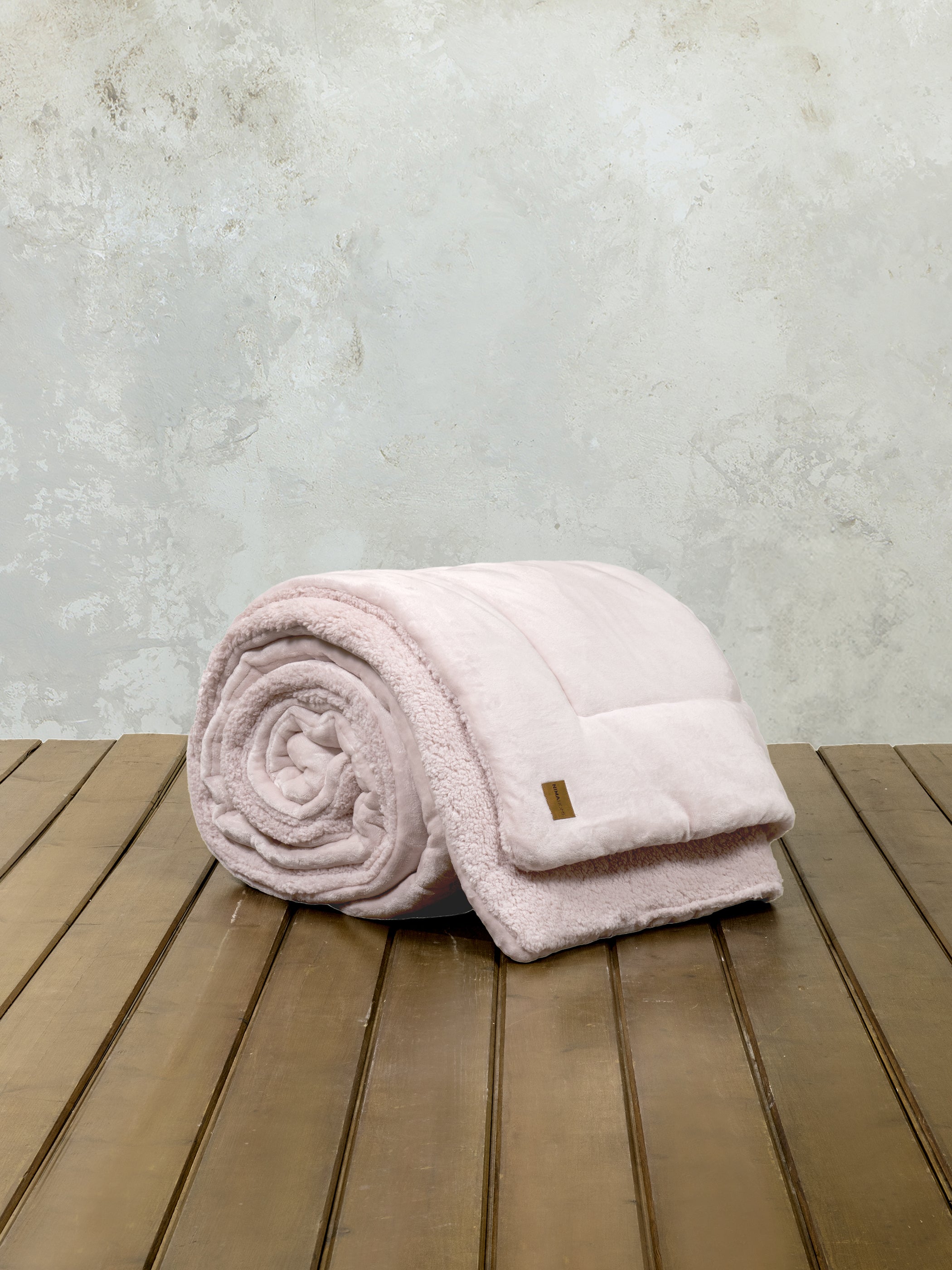 Κουβέρτα/Πάπλωμα Υπέρδιπλο 220x240 - Cira Nude Pink από την εταιρεία Nima Home