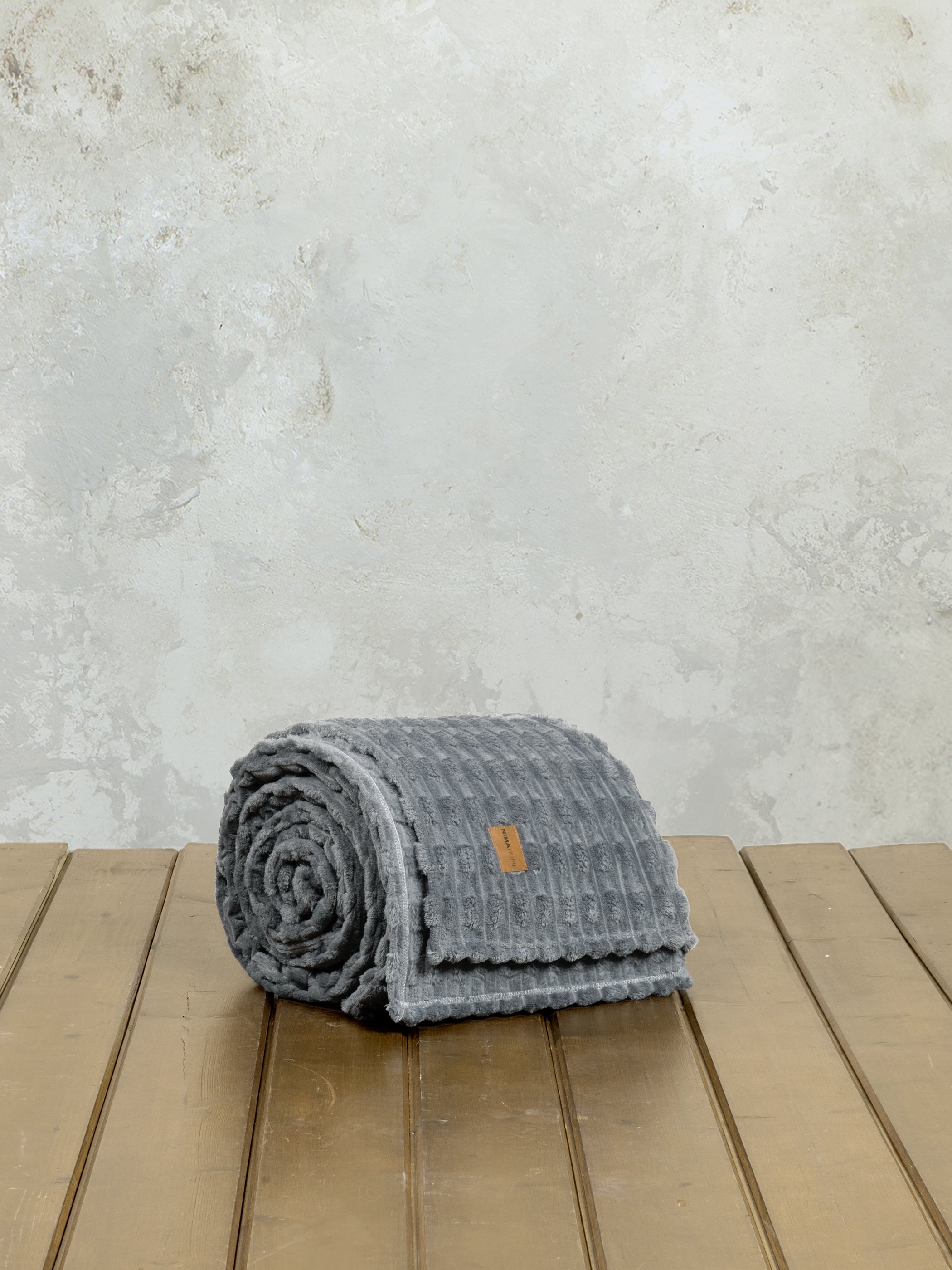 Κουβέρτα Υπέρδιπλη 220x240 - Savara Dark Gray από την εταιρεία Nima Home