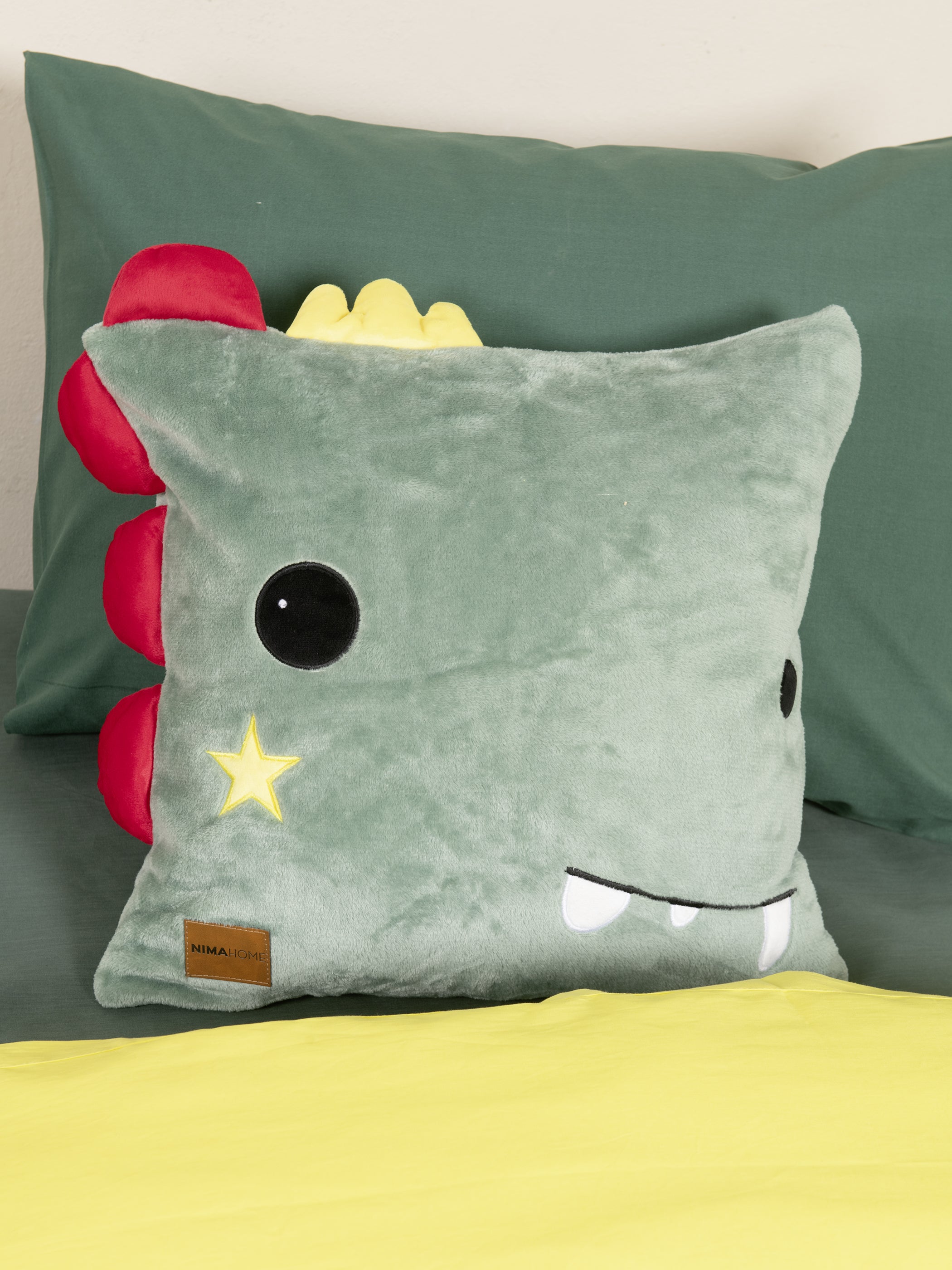 Διακοσμητική Μαξιλαροθήκη 45x45 - Crocodino από την εταιρεία Nima Kids