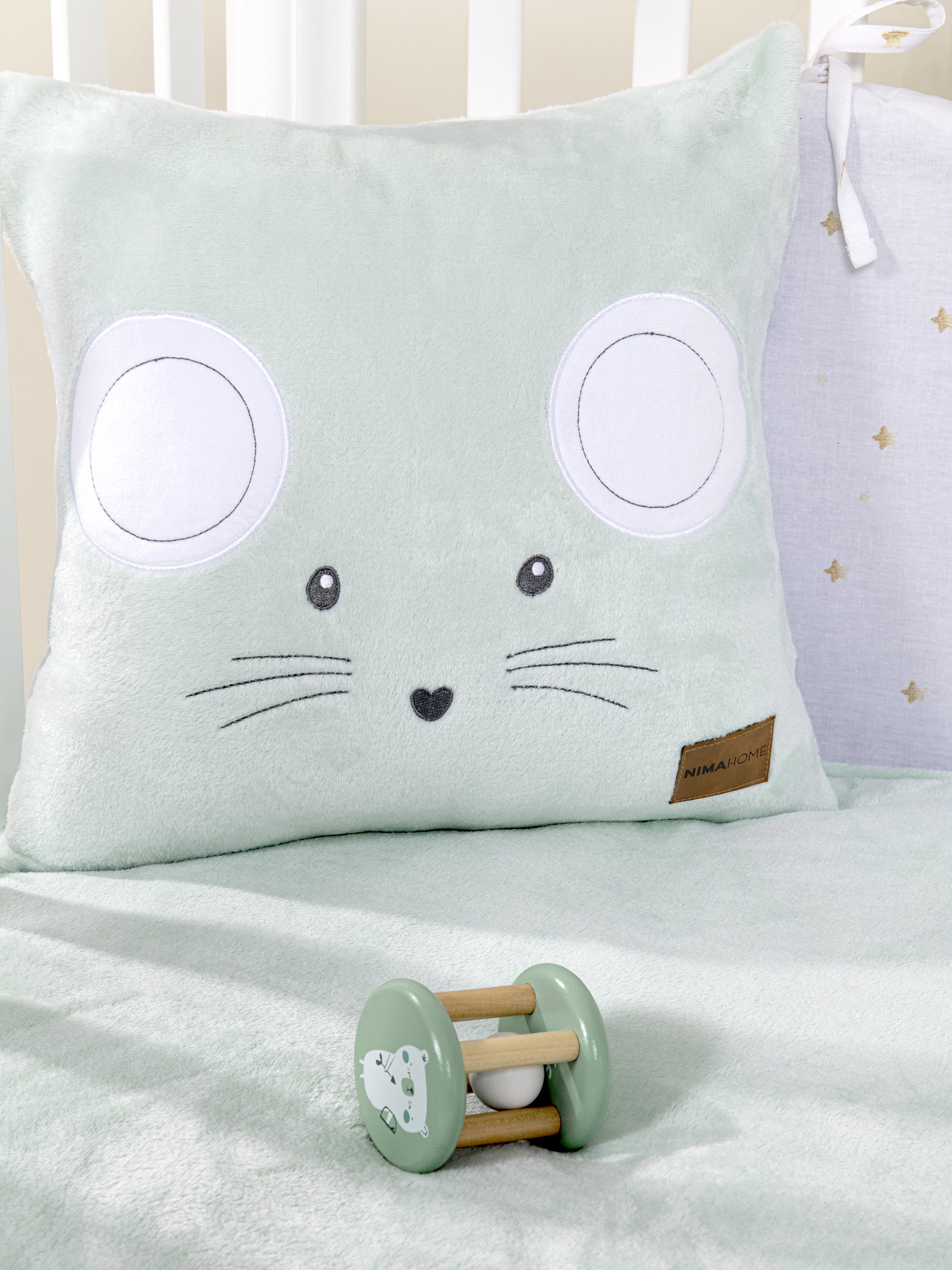 Διακοσμητική Μαξιλαροθήκη 40x40 - Mouse από την εταιρεία Nima Bebe