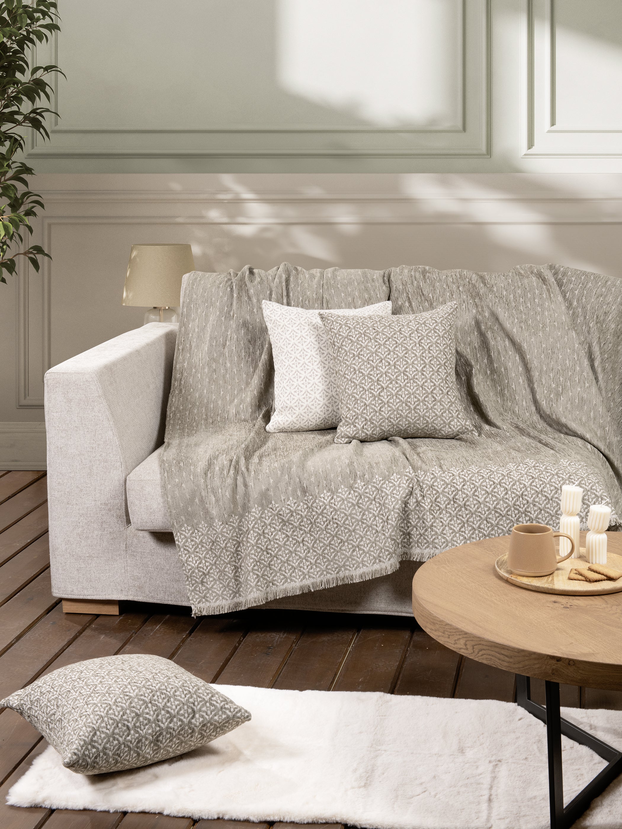 Ριχτάρι 180x240 - Roselle Taupe από την εταιρεία Nima Home