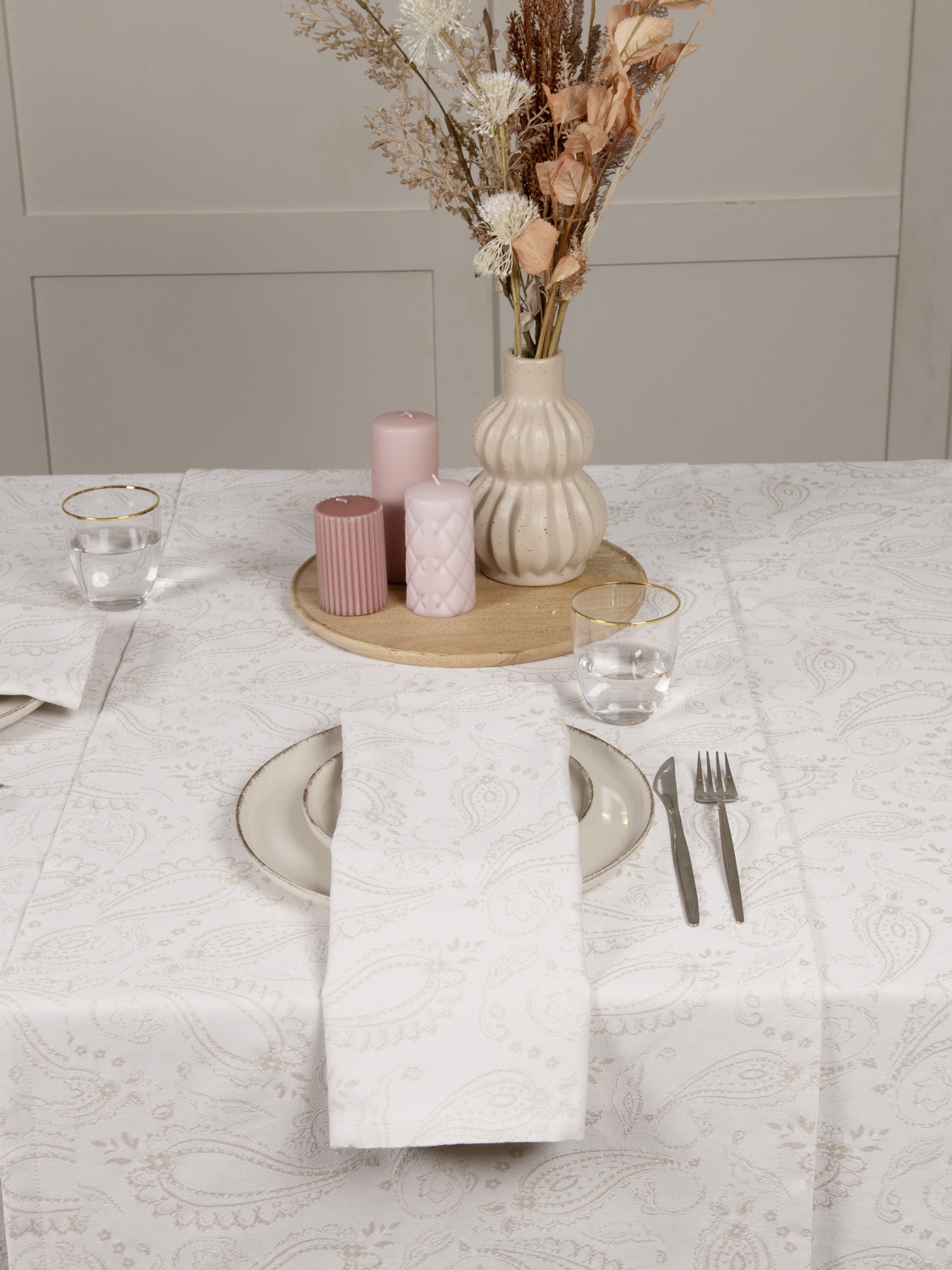 Τραπεζομάντηλο 160x310 - Flow Beige από την εταιρεία Nima Home