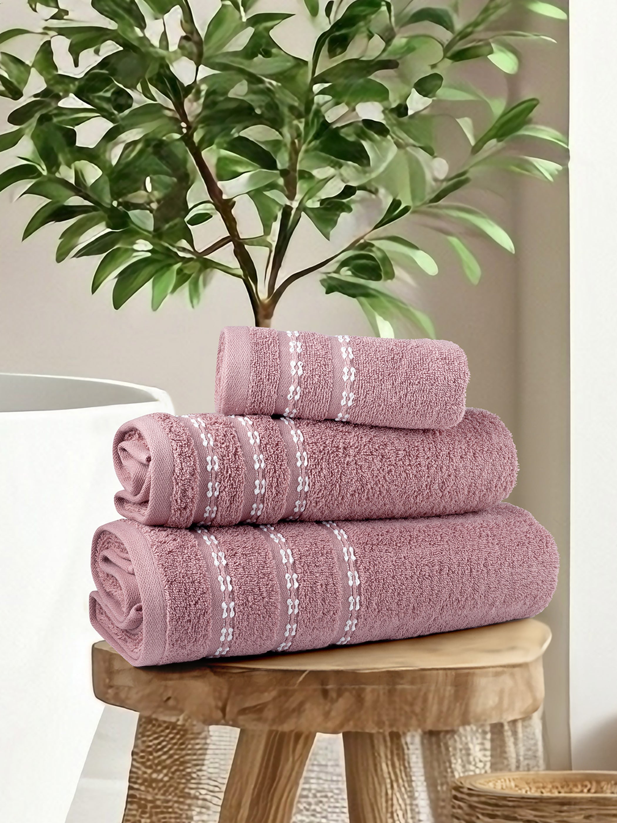 Σετ Πετσέτες (30x50 + 50x90 + 70x140) - Retour Apple Pink από την εταιρεία Nima Home