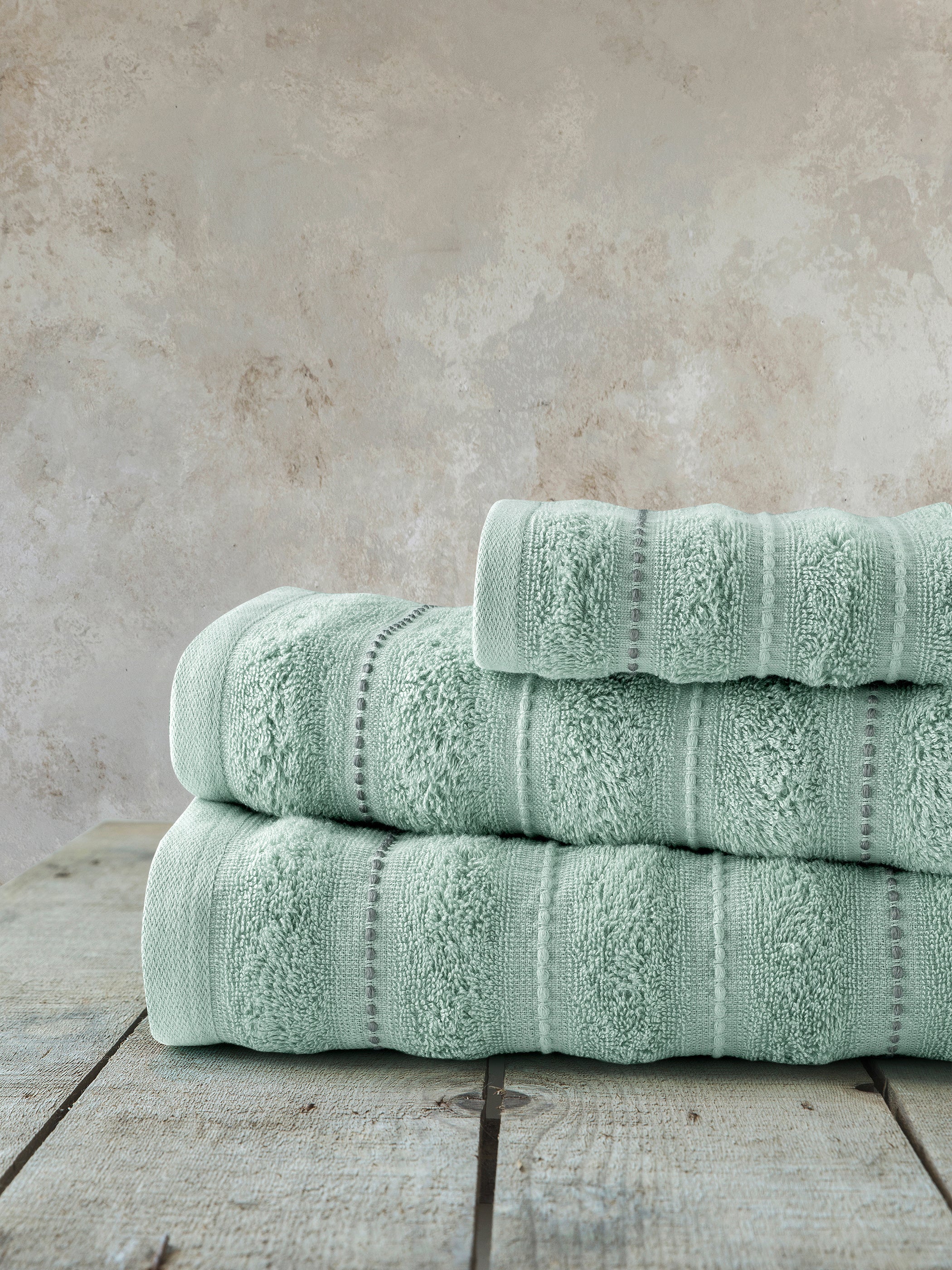 Σετ Πετσέτες (30x50 + 50x90 + 70x140) - Aura Mint από την εταιρεία Nima Home