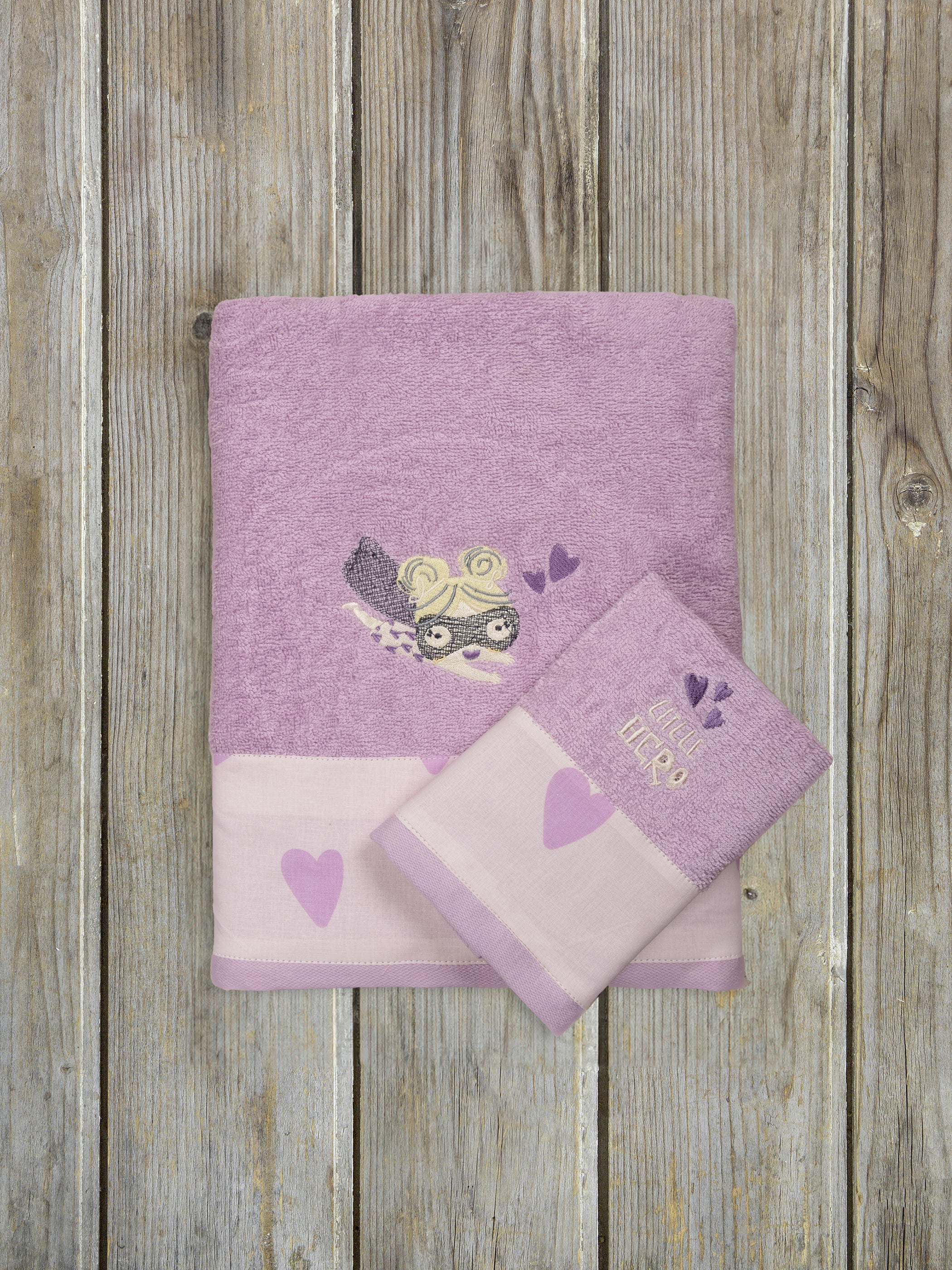 Σετ Πετσέτες (30x50 + 70x120) - Little Hero από την εταιρεία Kocoon Kids