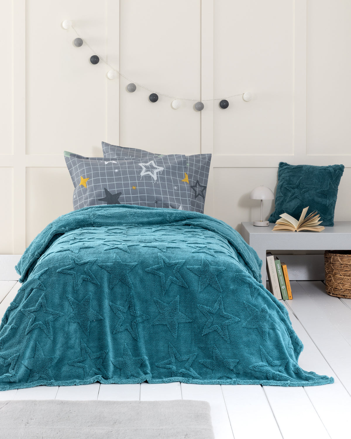 Κουβέρτα Μονή 160x220 - Starrin Blue