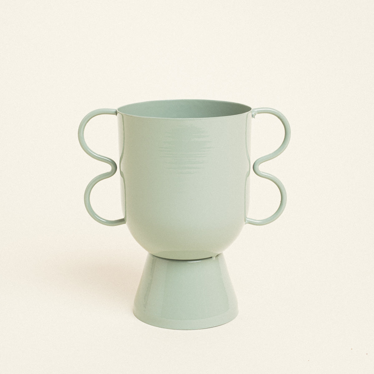 Βάζο Μεταλλικό 15 cm x 10 cm x 16 cm