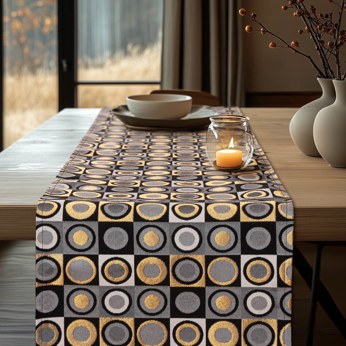 ΡΑΝΝΕΡ ΣΤΟΦΑ ROUND CIRCLE LUXURY