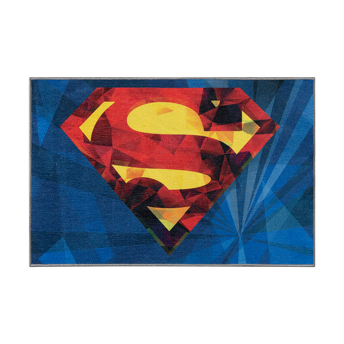 Πατάκι Art 6187 Superman 55x85 Μπλε από την εταιρεία Beauty Home