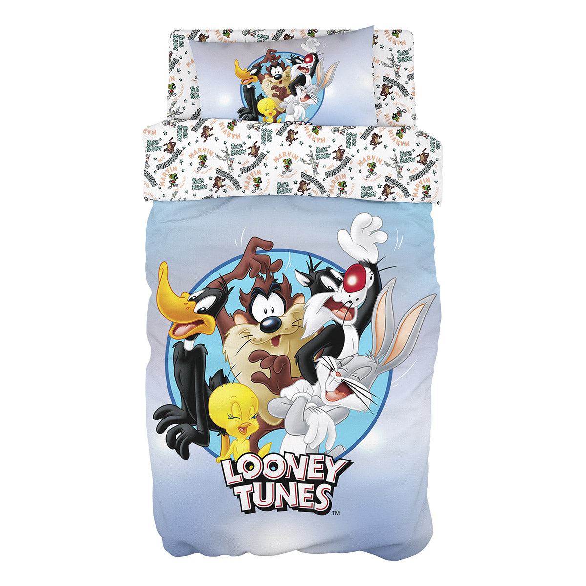 Σετ παπλωματοθήκη μονή Art 6189 Looney Tunes 165x250 Εμπριμέ από την εταιρεία Beauty Home
