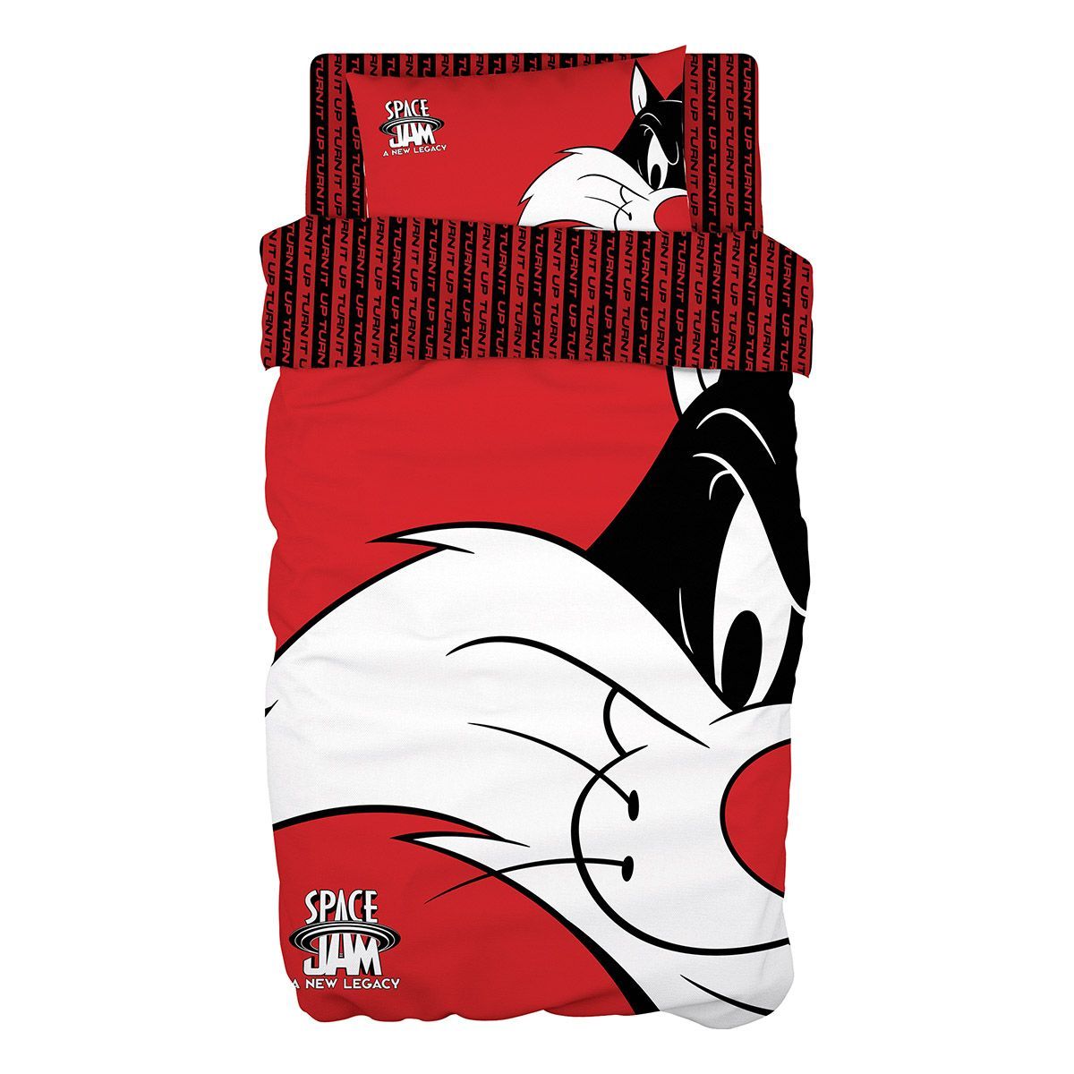 Σετ σεντόνια μονά Art 6192 Space Jam Sylvester
