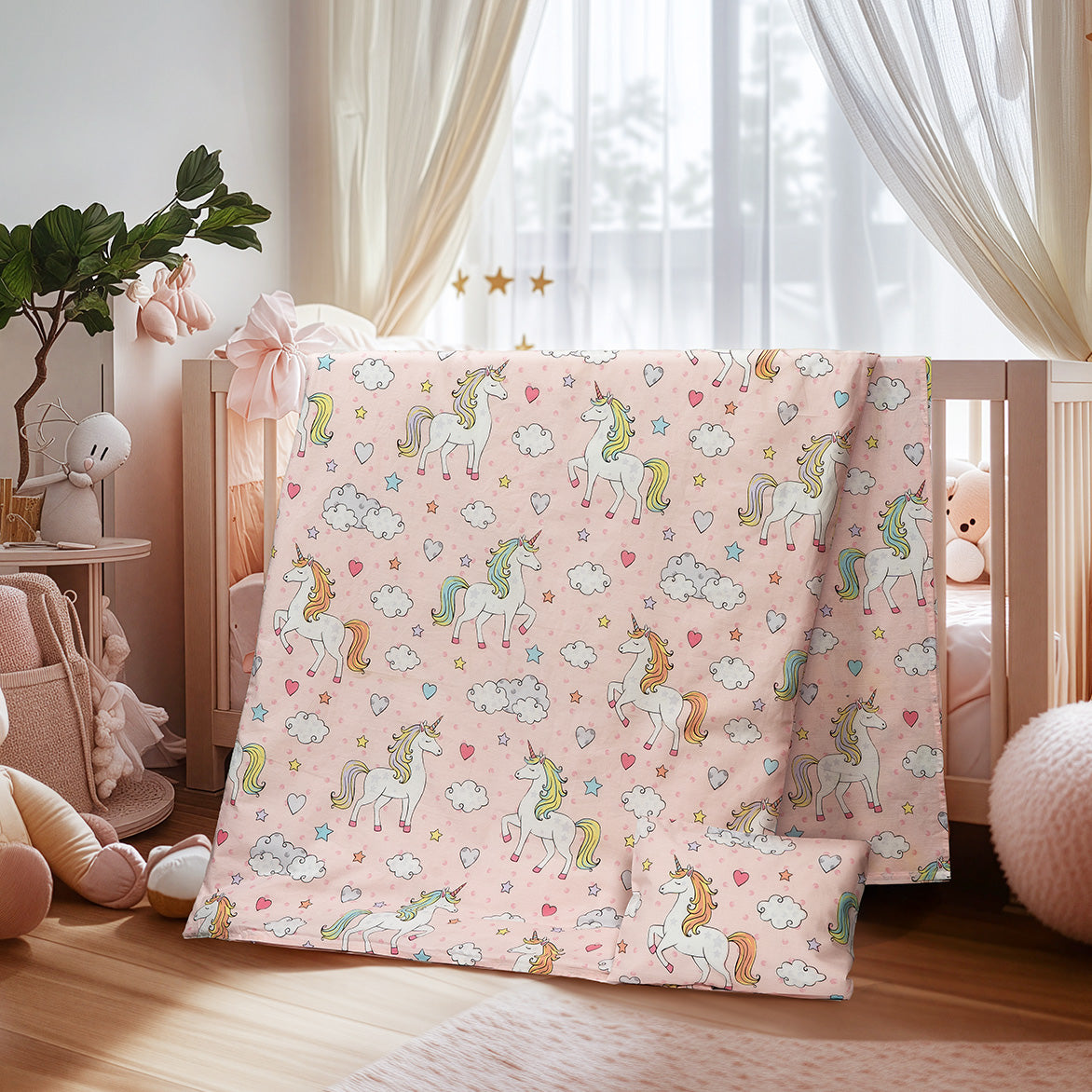 Σετ σεντόνια βρεφικά Bloom Art 6328