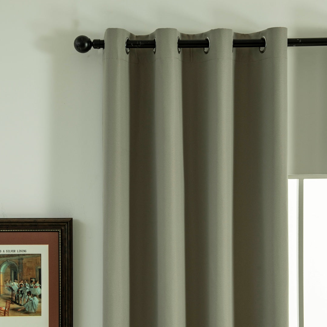 Κουρτίνα Full Blackout σκίασης με 8 κρίκους Soft Art 8391 Light Beige-C3 140x270 Μπεζ από την εταιρεία Beauty Home