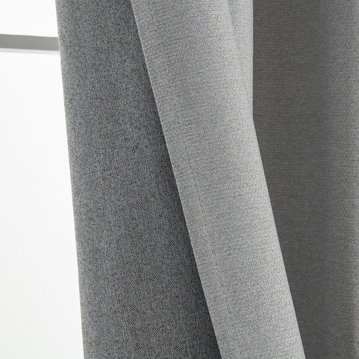 Κουρτίνα Full Blackout σκίασης με 8 κρίκους Elite Art 8392 Light Grey-Νο3 140x270 Ασημί από την εταιρεία Beauty Home