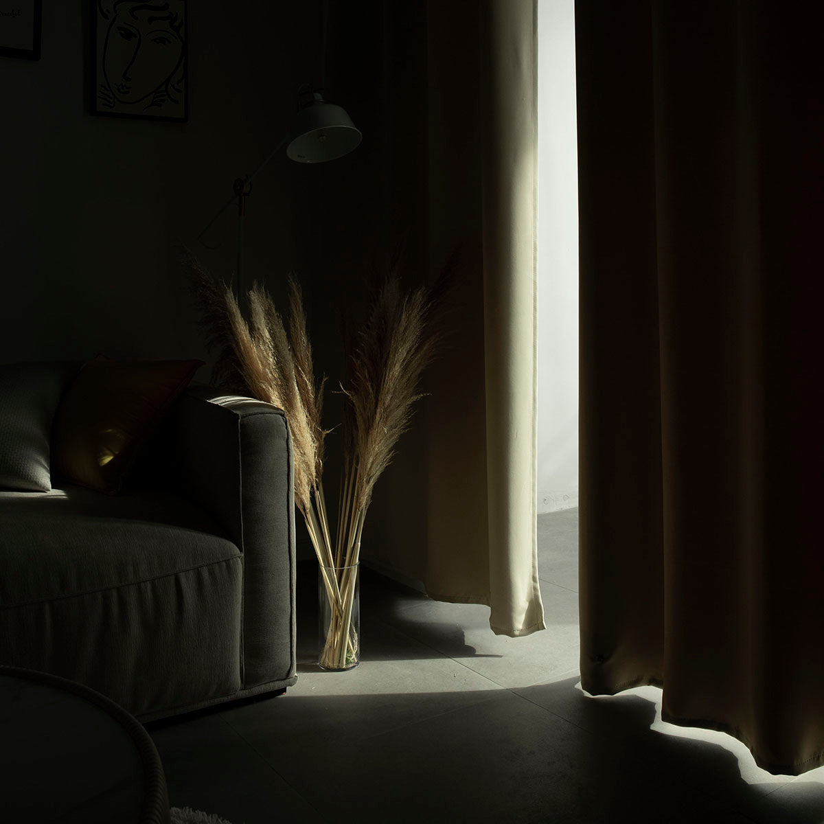 Κουρτίνα Blackout σκίασης με 8 κρίκους Art 8400  140x270 Μπεζ Beauty Home