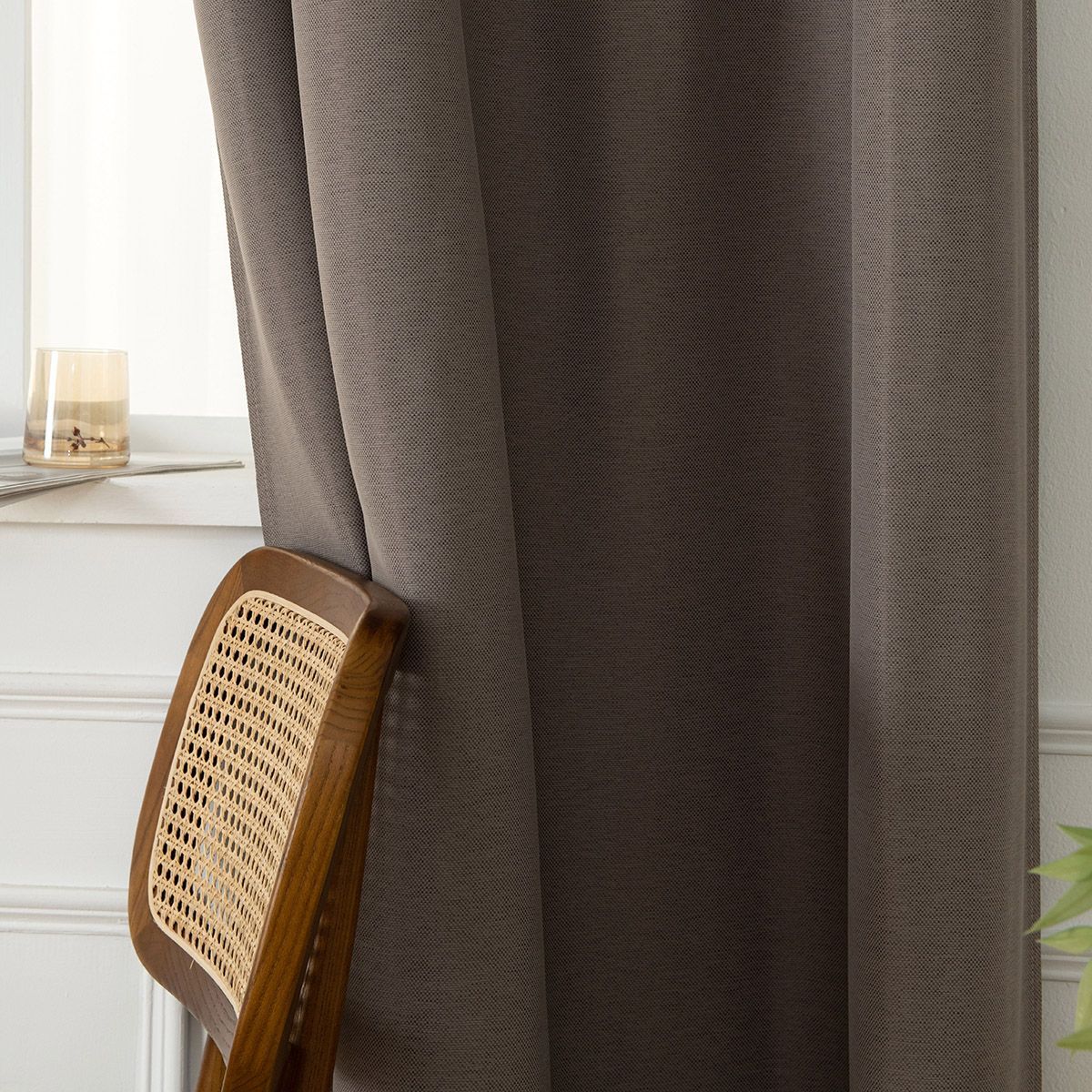 κουρτίνας με το μέτρο Blackout jacquard σκίασης Glare Art 8444 Φ280