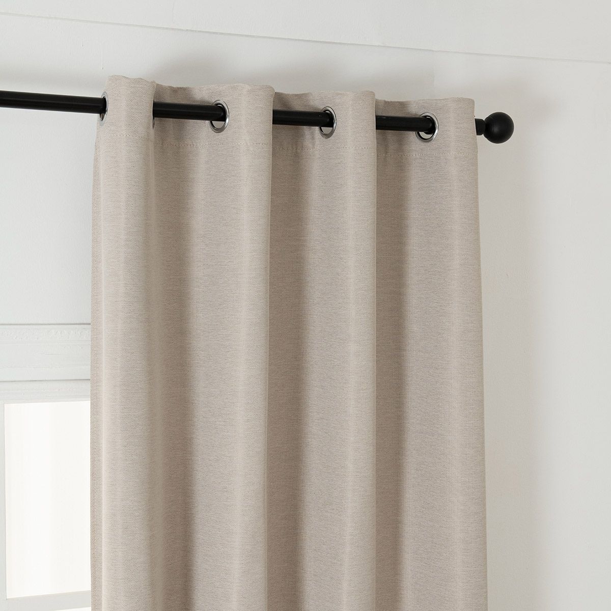 κουρτίνας με το μέτρο Blackout jacquard σκίασης Glare Art 8444 Φ280