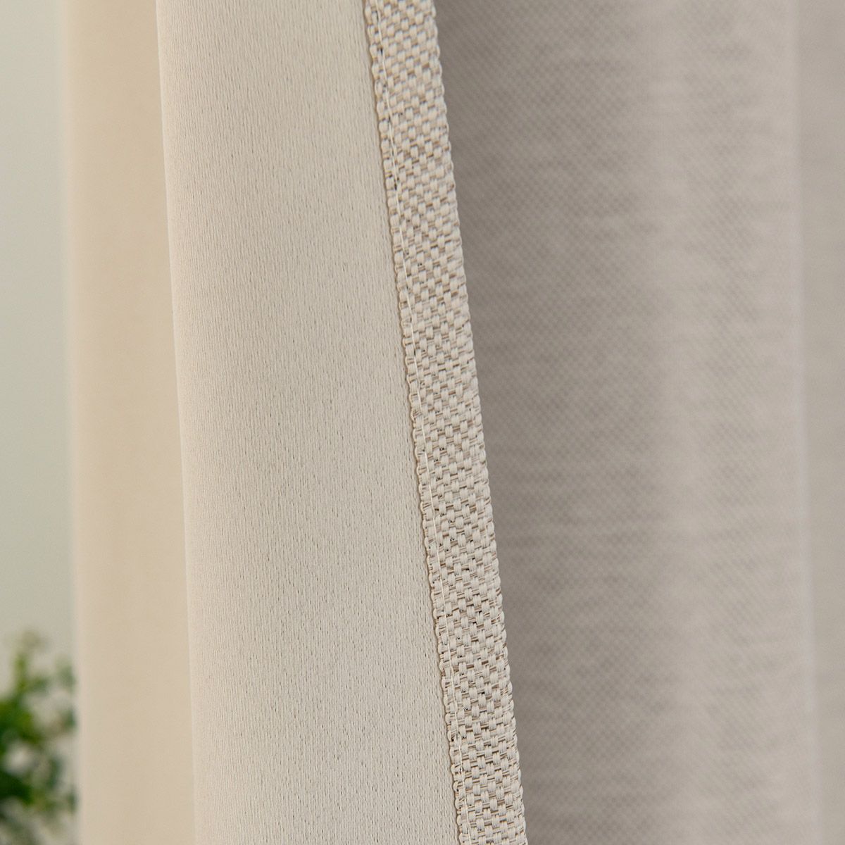 κουρτίνας με το μέτρο Blackout jacquard σκίασης Glare Art 8444 Φ280