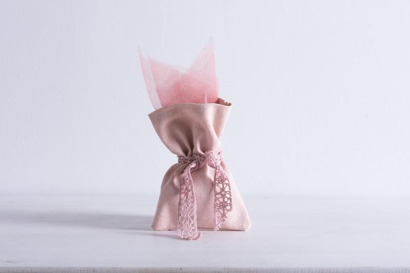 ΠΟΥΓΚΙ ΡΟΖ ΜΕ ΧΡΥΣΟ LUREX 12 x 17 cm