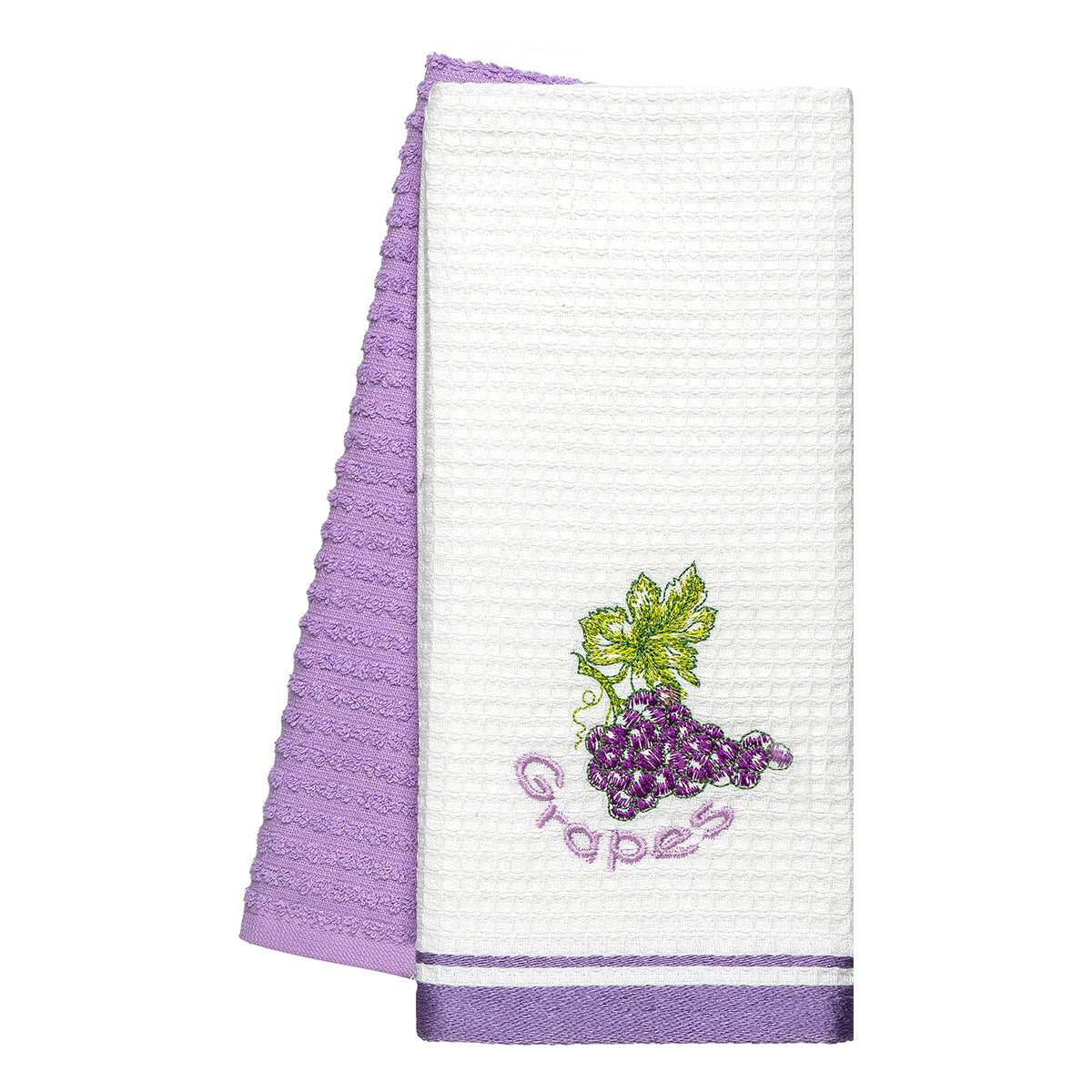 Ποτηρόπανα σετ 2τμχ Grapes Art 8801 40x60 Λιλά από την εταιρεία Beauty Home